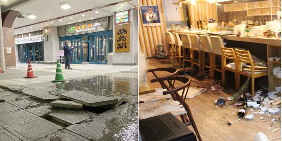 Earthquake in 3 places ... Tsunami warning!
