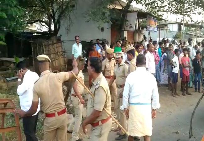 THENI DISTRICT TWO GANG INCIDENT POLICE PROTECTION
