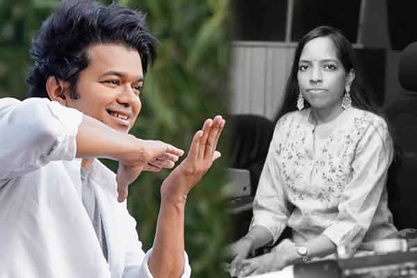 Late singer Bhavatharini voice is in the second song of film the goat