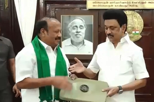 Tamil Nadu Chief Minister M. K. Stalin pridely says the DMK government considers the farmers alive