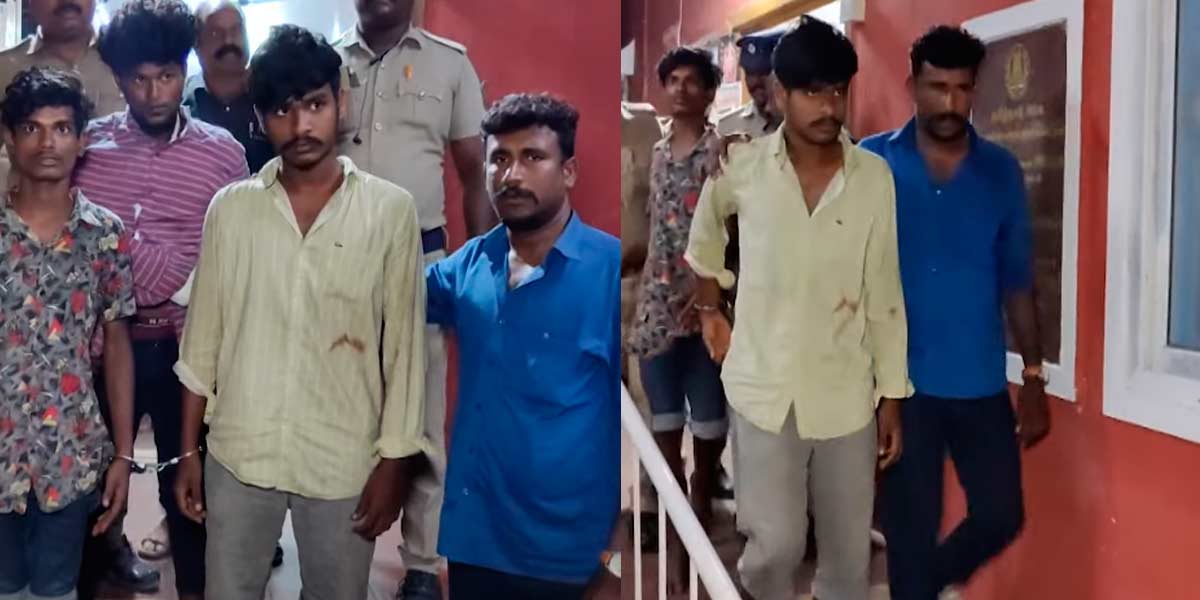 Three youths wanted by the police; The teenager tried to escape and fell down