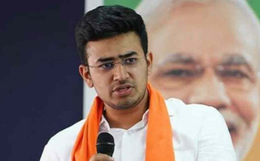 tejasvi surya about trump twitter account suspension