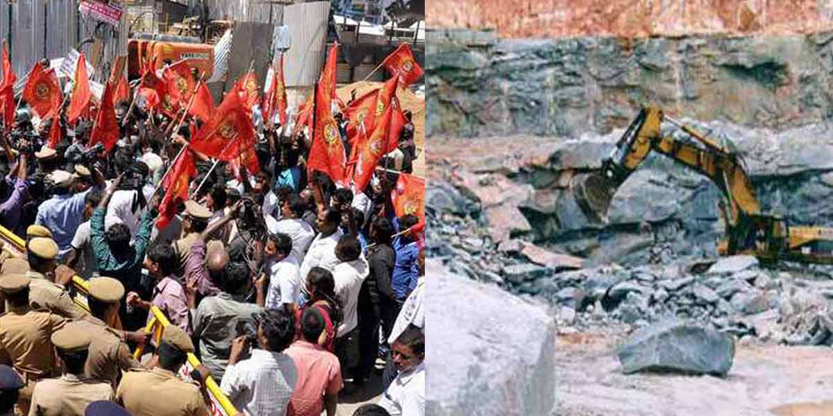 Continued mineral plunder in Kumari ... naam tamilar struggle!