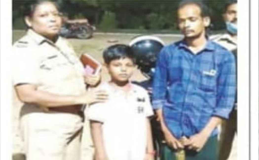 9 year old boy who started cycling in search of his mother