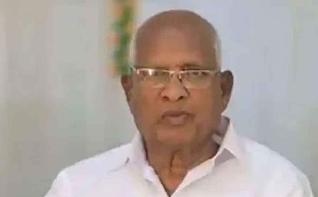 Former minister Vadivelu passed away
