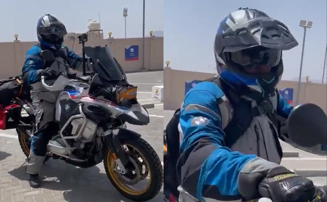 ajith in omen video viral on social media