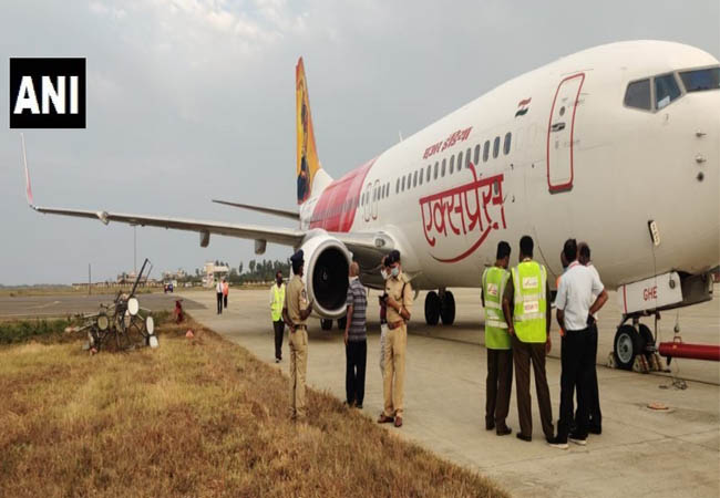 air india express flight incident at vijayawada international airport