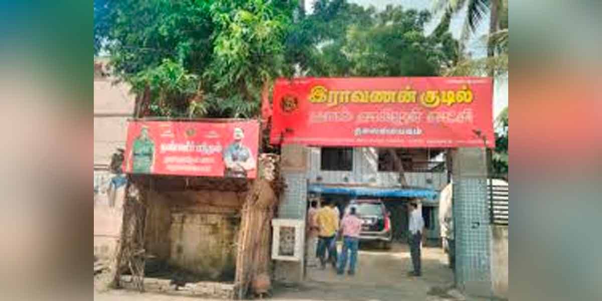 Bottle stones attack on Naam Tamilar head office