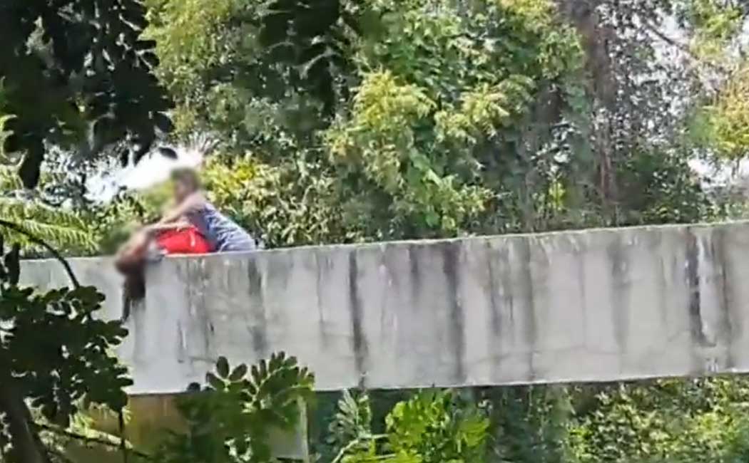 video of a lovers being attacked by miscreants is going viral