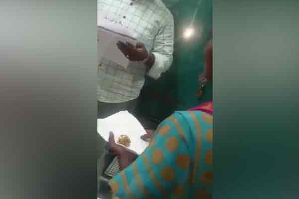 cheyyar taluk office women request her father related certificate incident