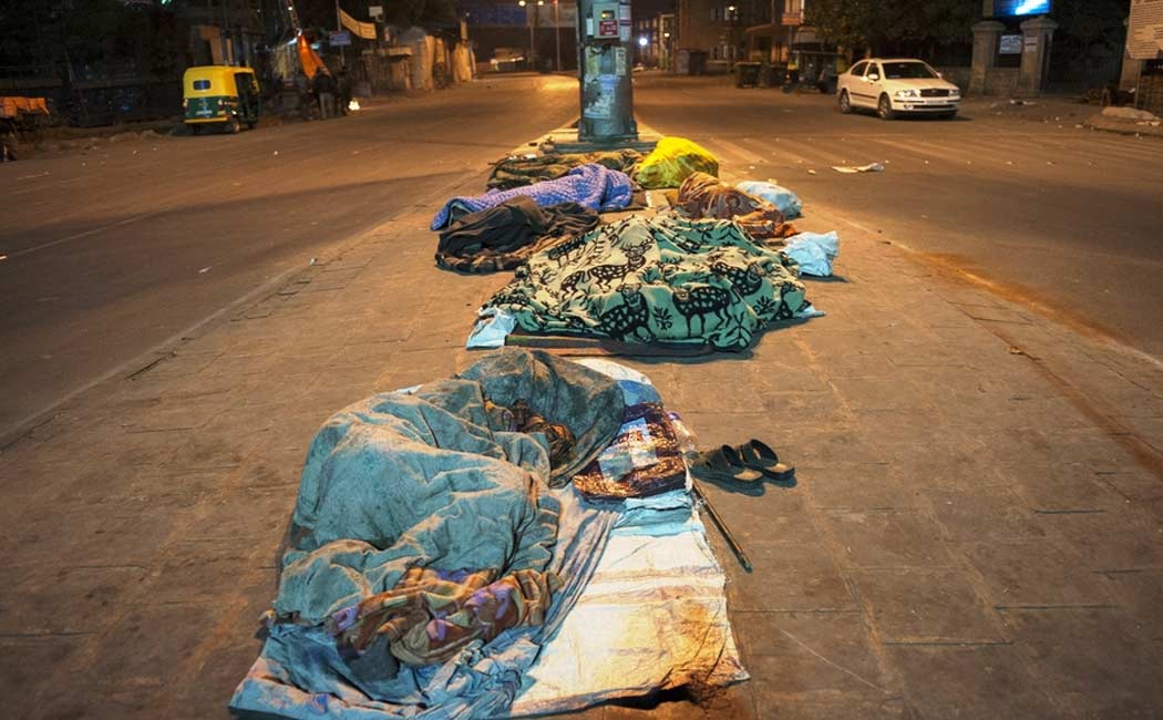 Homeless people in Madurai