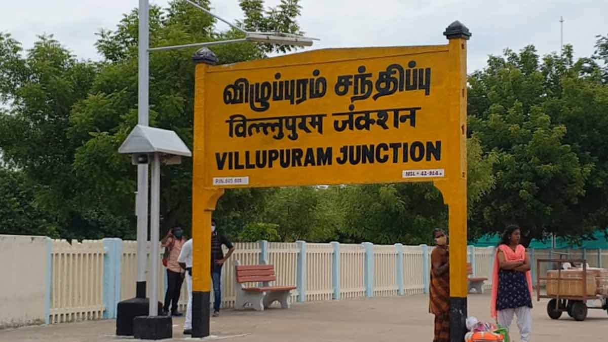 Train derailment accident - excitement in Villupuram