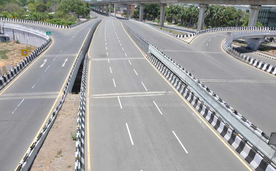 lockdown chennai roads