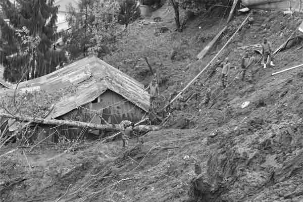 Landslide in Sikkim; 3 army personnel lost his life