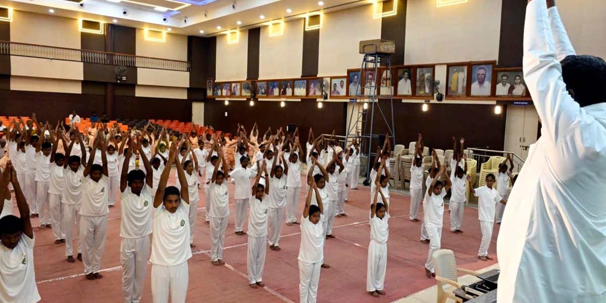 International Day of Yoga; Awareness by doing 100 Yogasanas