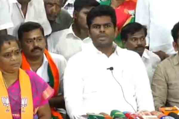 "If I am arrested .. BJP is in power like DMK" - Annamalai