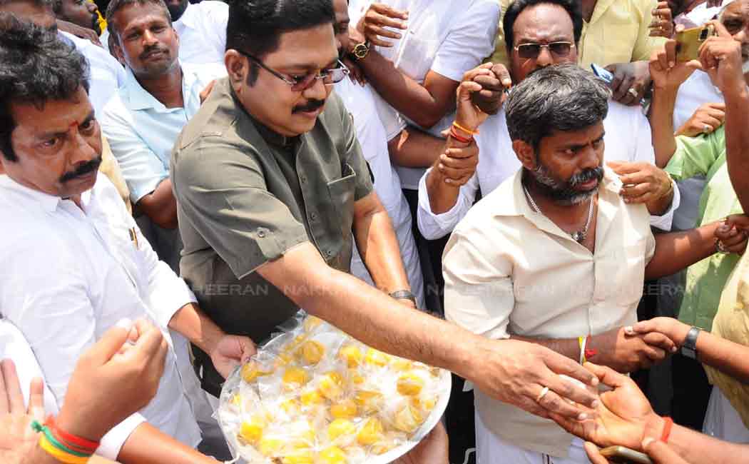 ttv dinakaran ammk party sixth year anniversary celebration in chennai