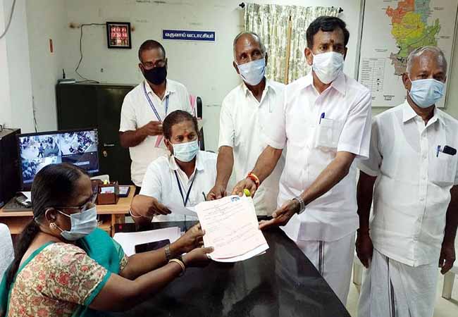 admk thoppu venkatachalam nomination filled the independent candidate
