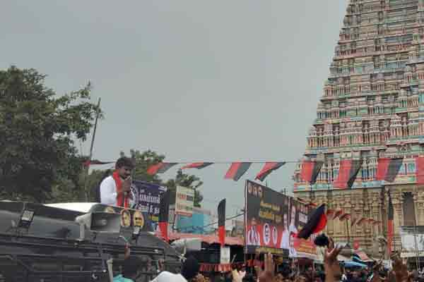 DMK Youth wing leader udhayanithi stalin speech on trichy