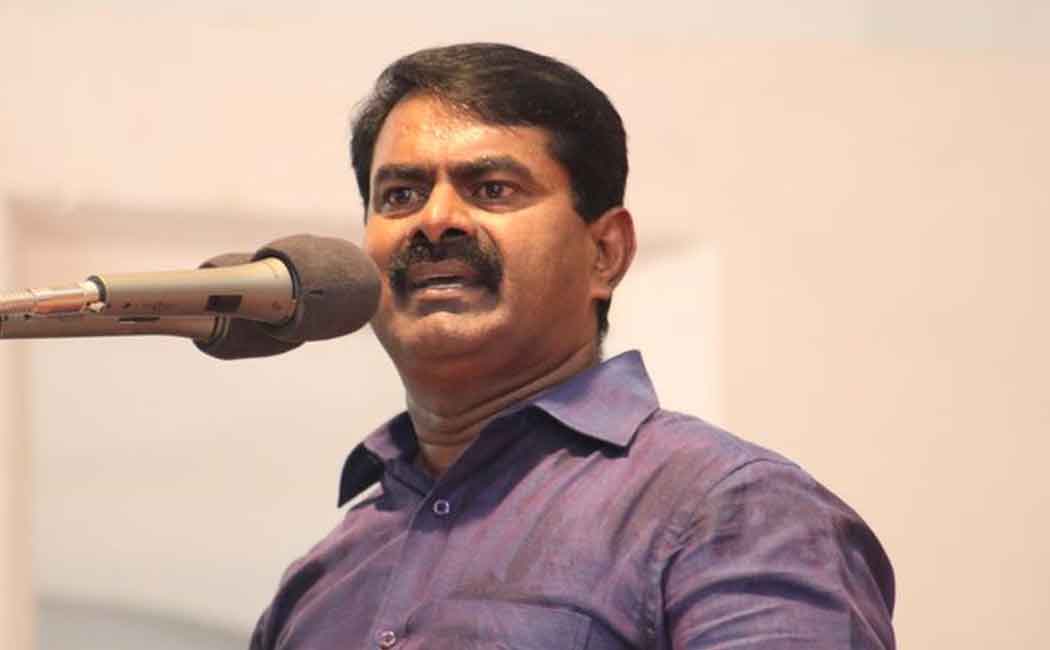 Case registered against 5 people including Seeman