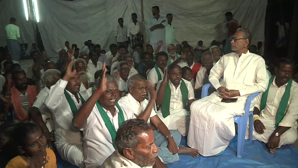 pazha nedumaran support thirukkaravasal people protest!!