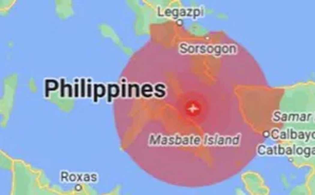 Powerful earthquake in the Philippines