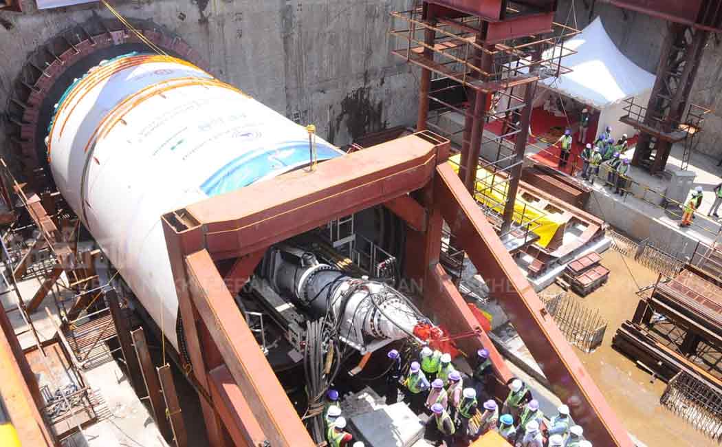 Metro Works Begins at Marina (Pictures)