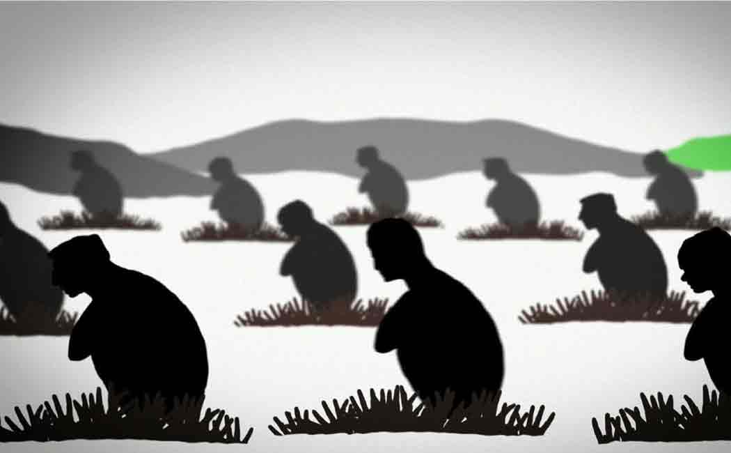 action taken by maharashtra village to stop open defecation
