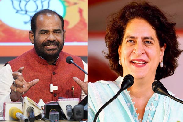 Priyanka Gandhi responded sarcastically on BJP MP's Controversial Comment on cheek