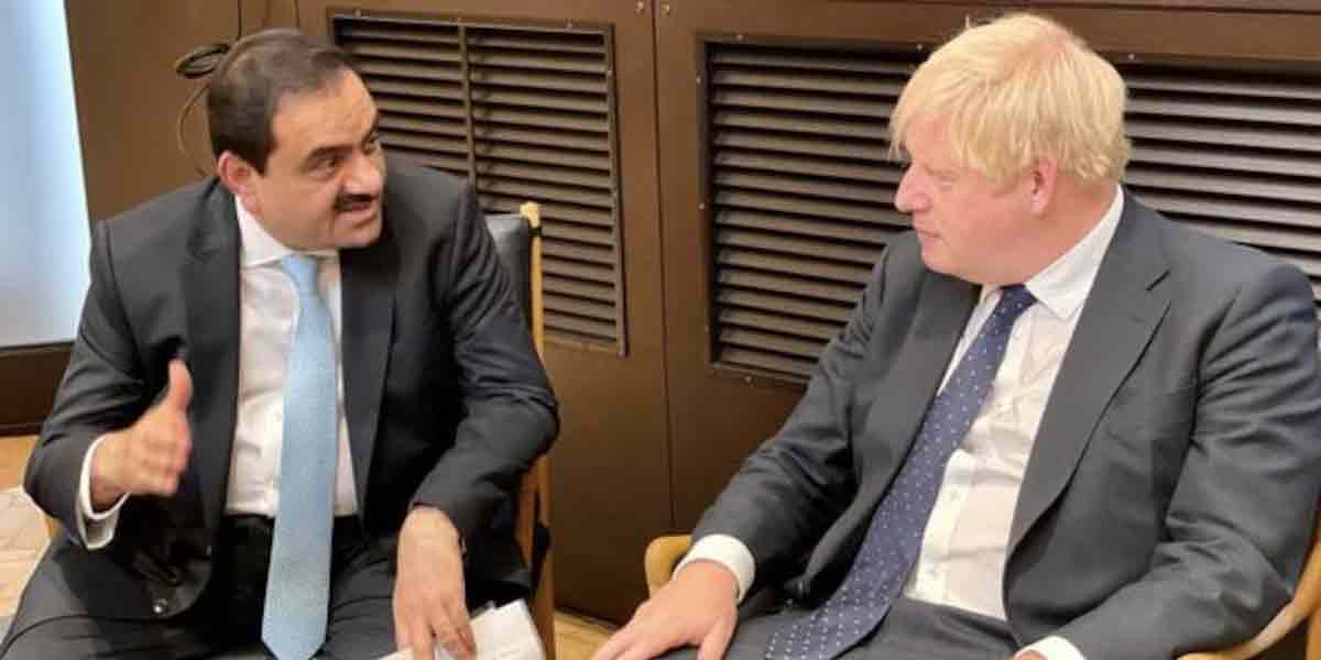 '' Sabarmati Ashram to Adani Meet '' - Boris Johnson completes first day journey