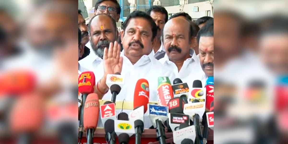 "Why do you talk about what is below when there is a Boss above you..." -Edappadi Palaniswami Interview