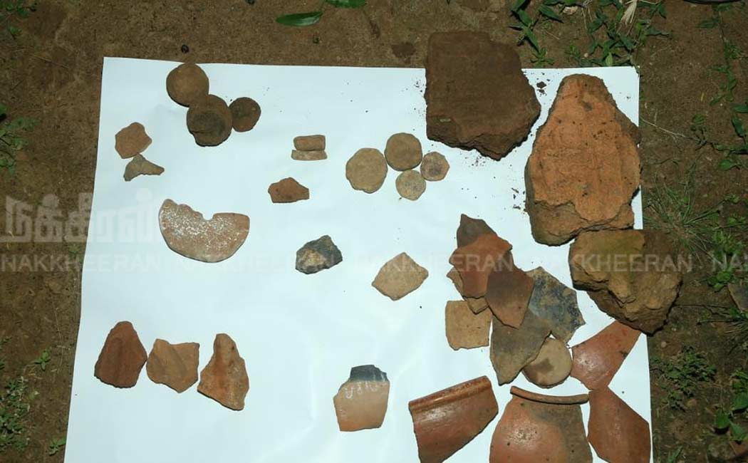 2000 year old pot with Tamil script found Pandyan Fort