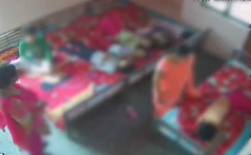 Custodian hits girl with shoe Stunning video footage