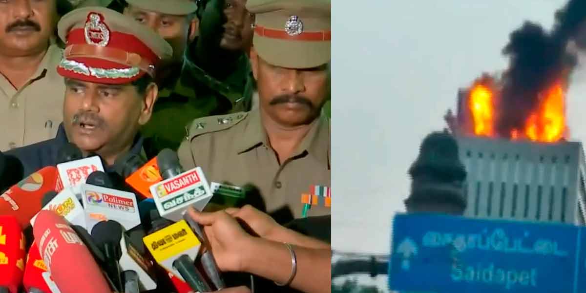 Chennai LIC fire accident; Fire Department Director Explanation