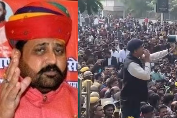 Rajput movement leader lost his life so Rail and road strike