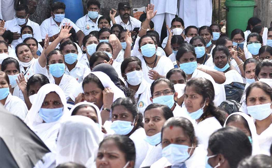 minister ma subramanian orders that alternative work will be provided to contract nurses