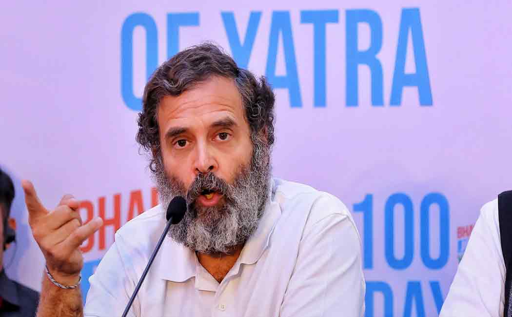 Rahul Gandhi meets media in Haryana; Then Rahul inside me said that he is away
