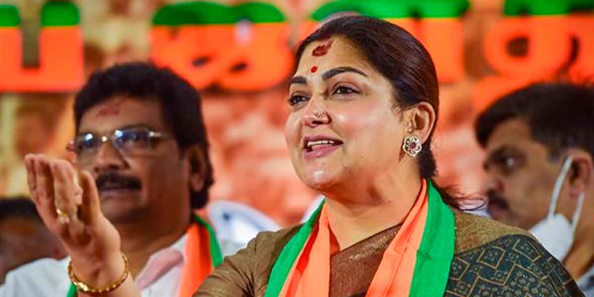 'I will not take back my words' - actress Khushbu interview