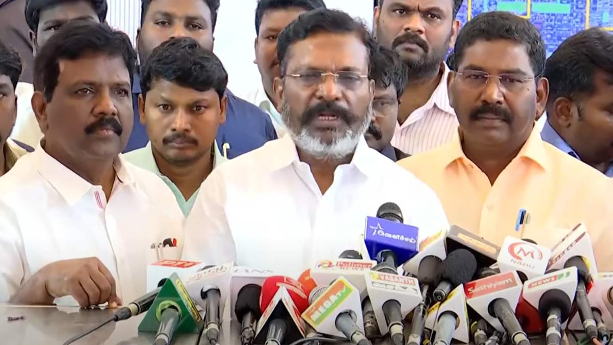 'We can't act like a special opposition party because we are in a coalition' - Thirumavalavan interview