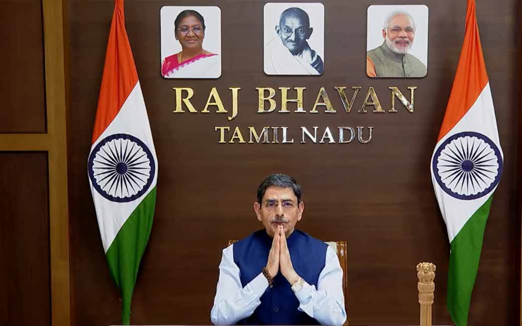 The governor RN Ravi diwali wishes in Tamil