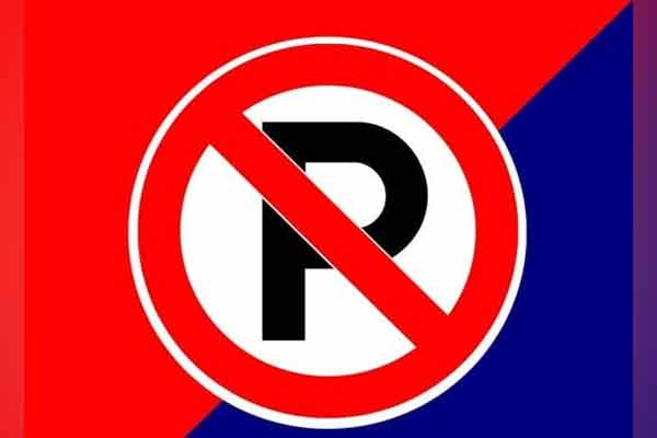 Chennai police order for No Parking Board related issue