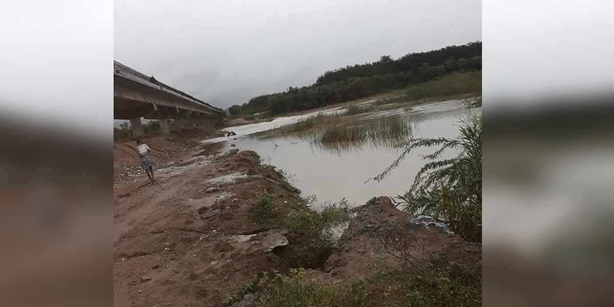 Damage to the ground bridge connecting Cuddalore and Ariyalur districts
