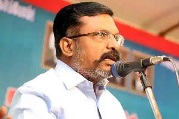 Pegasus affair: Decide to sue directly! Thirumavalavan