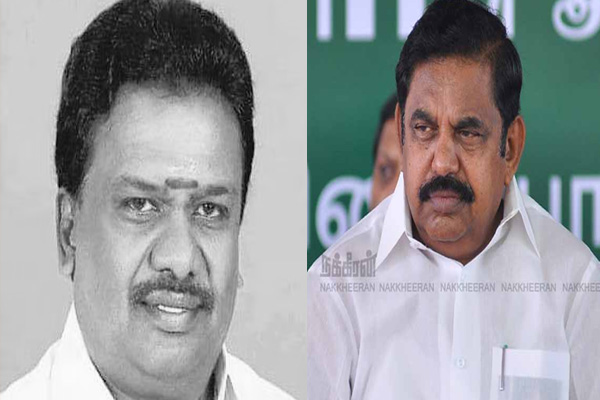 EPS condolences over passing of ADMK MLA Amul Kandasamy