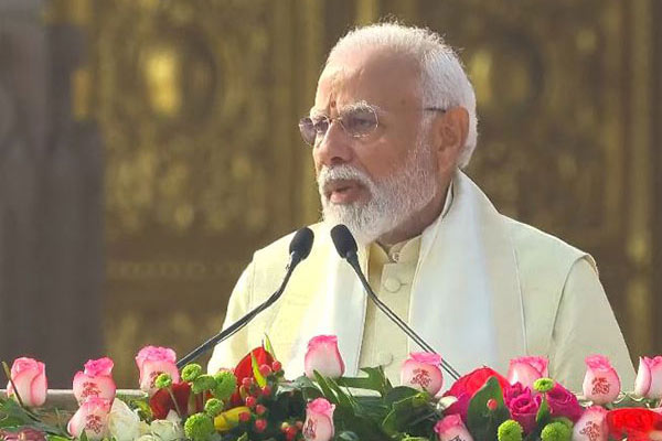 pm Modi said he hoped Lord Ram would forgive him for the late construction of temple