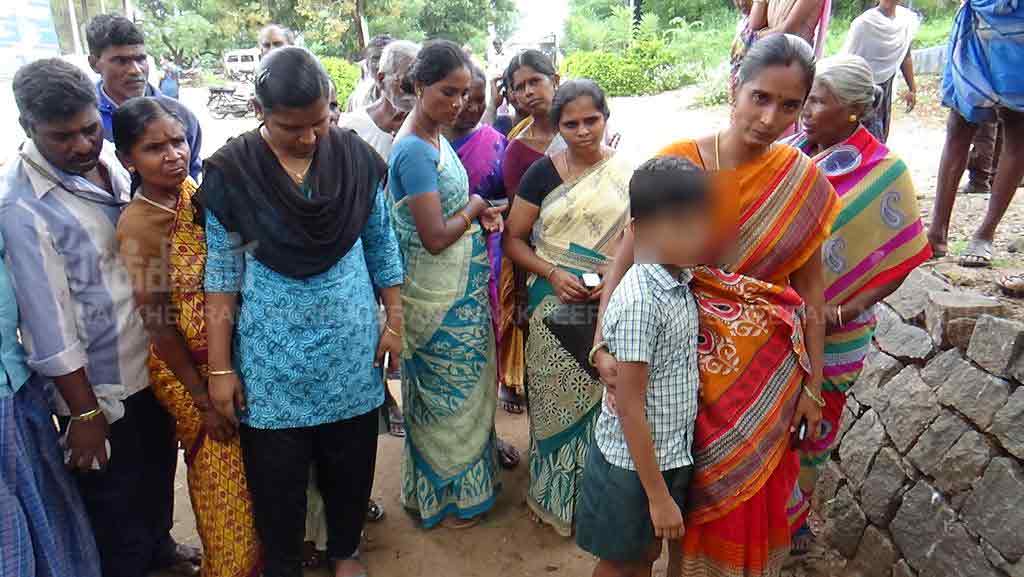 Action against teacher who hit the student