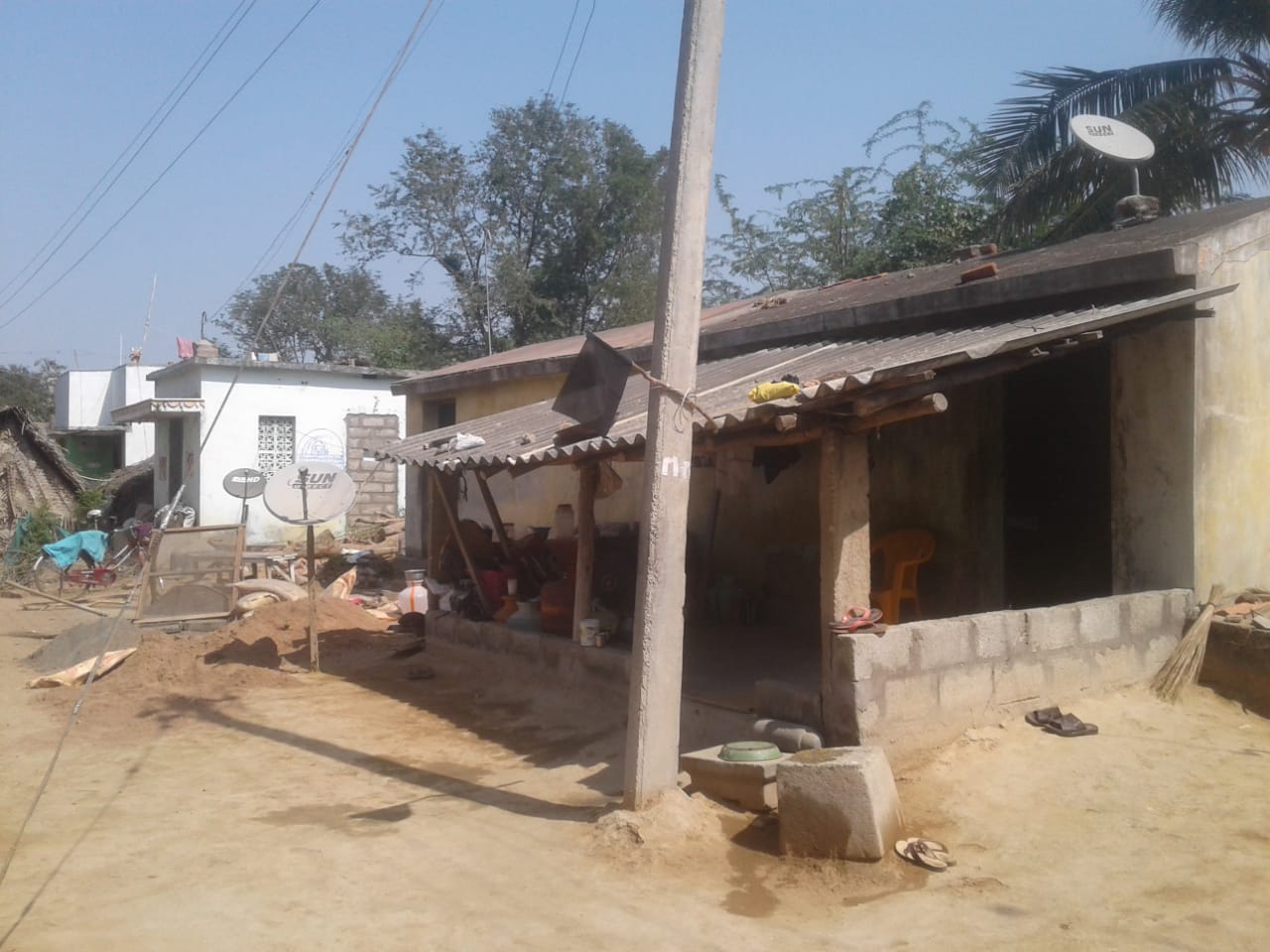 Election boycott Villagers; black-flag in homes