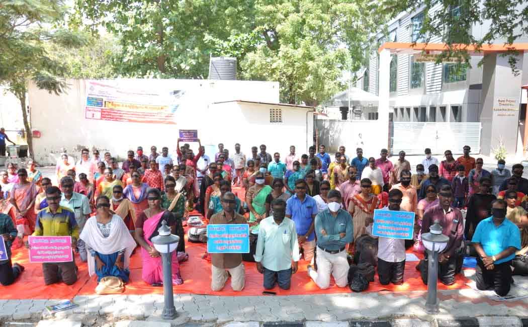 DPI Campus struggle dmk rs barathi met teachers