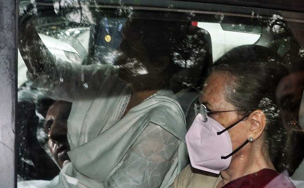 Today's investigation of Sonia Gandhi conducted by the enforcement department is over!