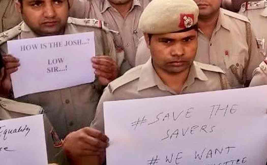 delhi police protest